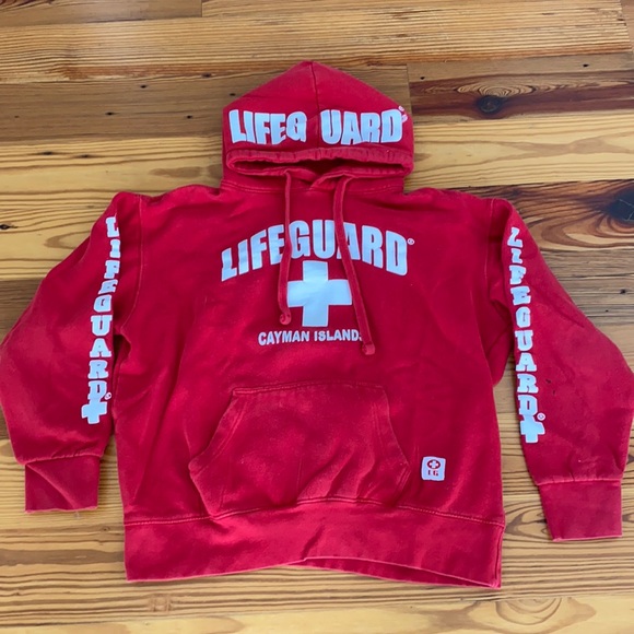 Tops - Lifeguard Hoodie - Cayman Islands